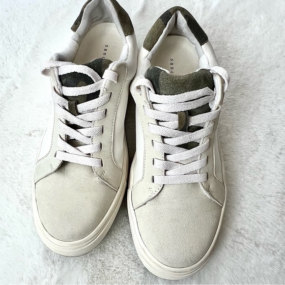 Sanctuary Daytripper Low Top Sneakers White with Camo Accent Size 6M - Picture 13 of 15